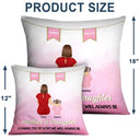 Connected By Love - Gift For Mother & Daughter - Personalized Pillow