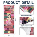Yoga Girl I Am Bold - Gift For Yourself, Gift For Women - Personalized Yoga Towel