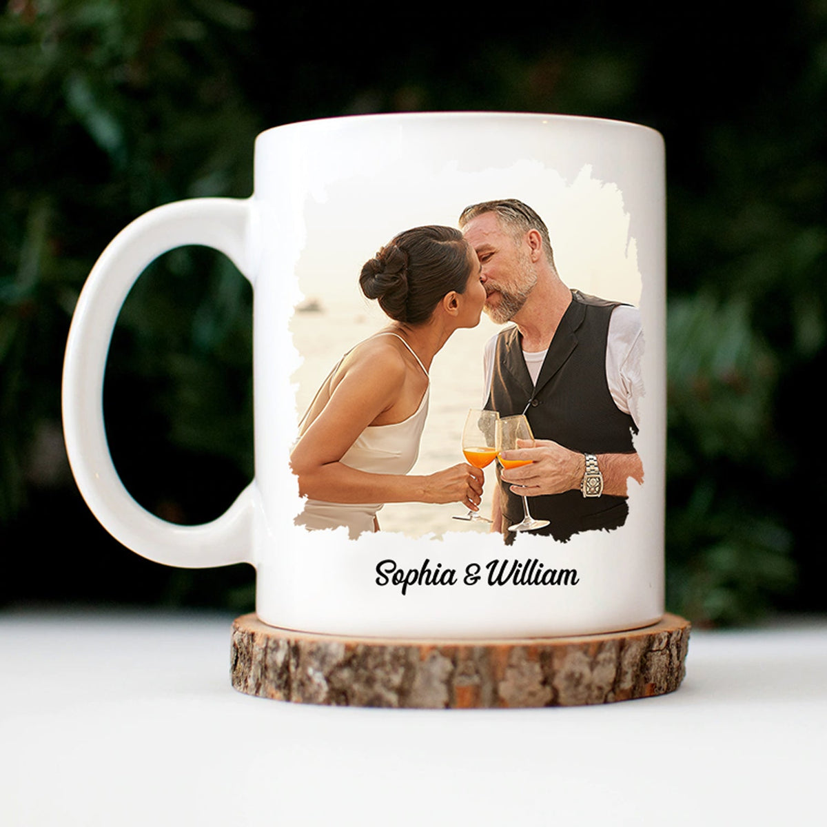 Custom Photo Calendar The Best Day Ever - Gift For Couples - Personalized Mug