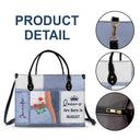 Queens Are Born - Birthday Gift For Women - Personalized Leather Bag