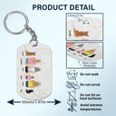 Backside Mom We Love You - Gift For Mother - Personalized Acrylic Keychain