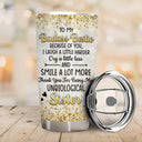 Bestie To My Bestie Unbiological Sister - Gift For Bestie - Personalized Tumbler