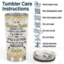 Bestie To My Bestie Unbiological Sister - Gift For Bestie - Personalized Tumbler