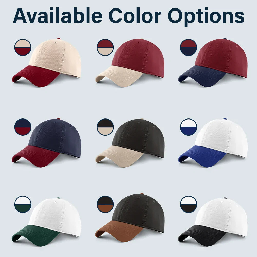 Gift For Mother, Gift For Grandma, Love, Independence Day - Grandma Mom American Heart - Personalized Embroidered Two Tone Cap