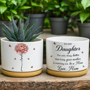 Gift For Daughter,Gift For Women,Happy,Gift For Grandkids,Top Market - Birth Month Flower The Only Thing Better Than Being Your Mother - Personalized Ceramic Plant Pot