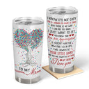 Wander Prints Gift For Mom & Grandma - I Know It's Not Easy - 20oz Insulated Tumbler - Mother's Day, Birthday Gift AZCS