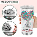 Wander Prints Gift For Mom & Grandma - I Know It's Not Easy - 20oz Insulated Tumbler - Mother's Day, Birthday Gift AZCS