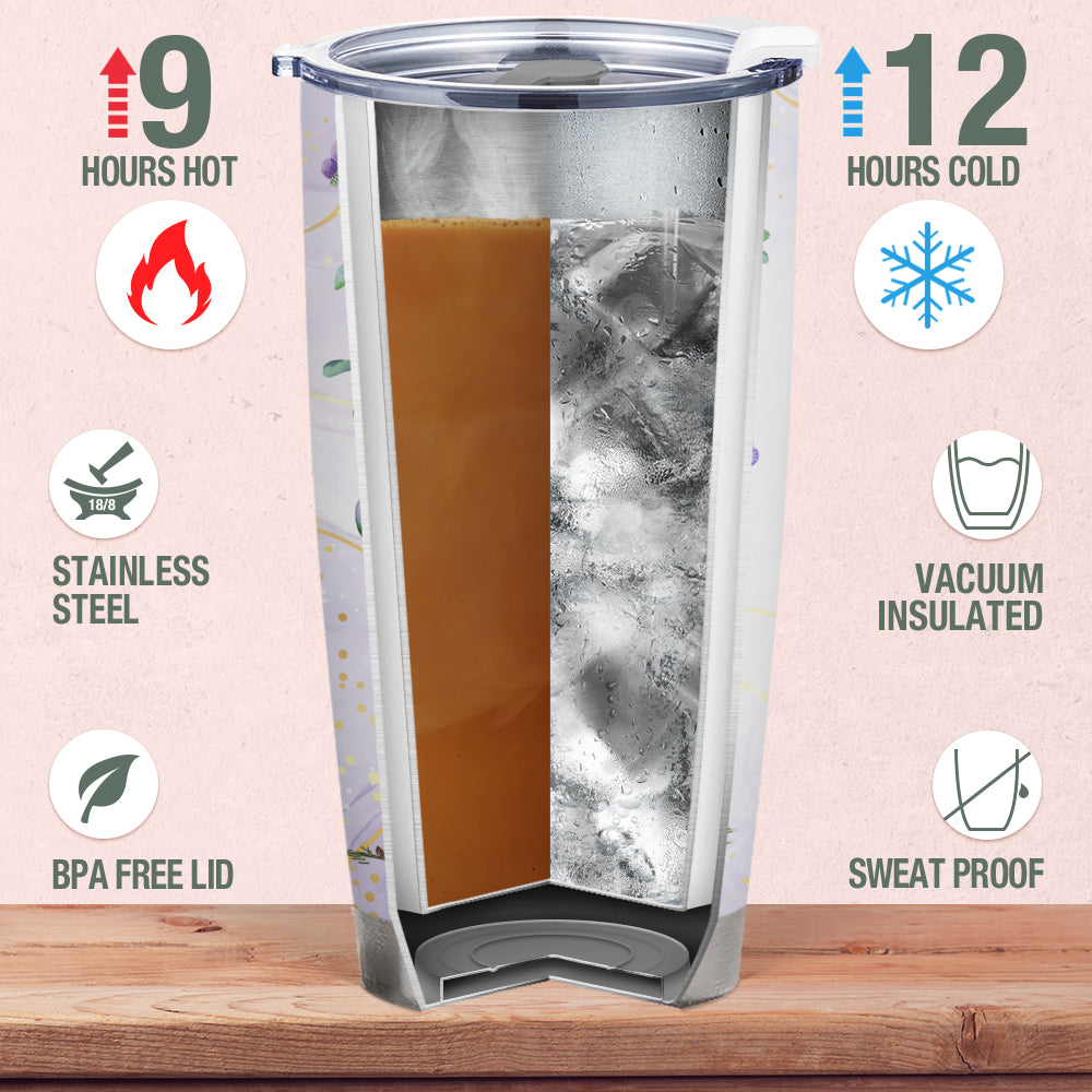 Cadeau Wander Prints pour maman et fille – L'amour entre mère et fille – Gobelet 59 cl – Cadeau d'anniversaire et de fête des mères AZCS