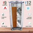 Cadeau Wander Prints pour maman et fille – L'amour entre mère et fille – Gobelet 59 cl – Cadeau d'anniversaire et de fête des mères AZCS