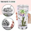 Cadeau Wander Prints pour maman et fille – L'amour entre mère et fille – Gobelet 59 cl – Cadeau d'anniversaire et de fête des mères AZCS