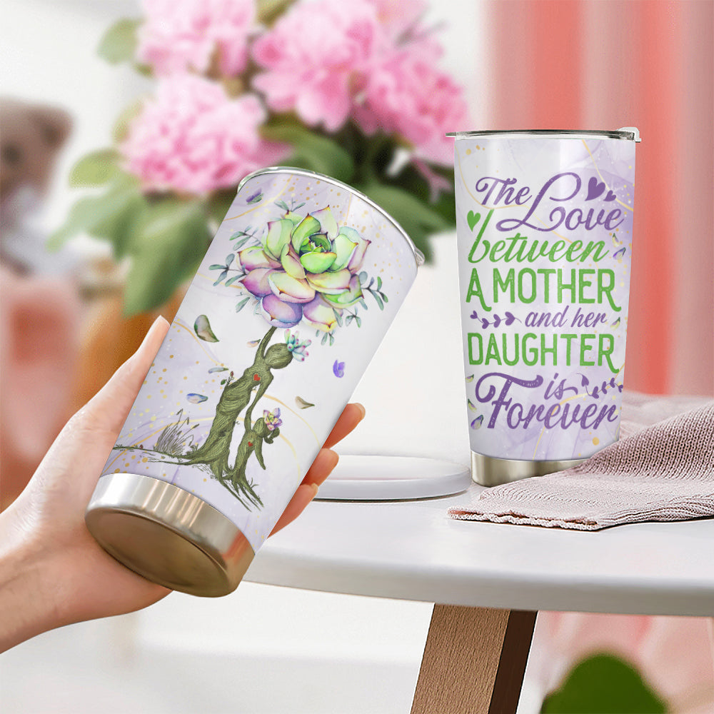 Cadeau Wander Prints pour maman et fille – L'amour entre mère et fille – Gobelet 59 cl – Cadeau d'anniversaire et de fête des mères AZCS