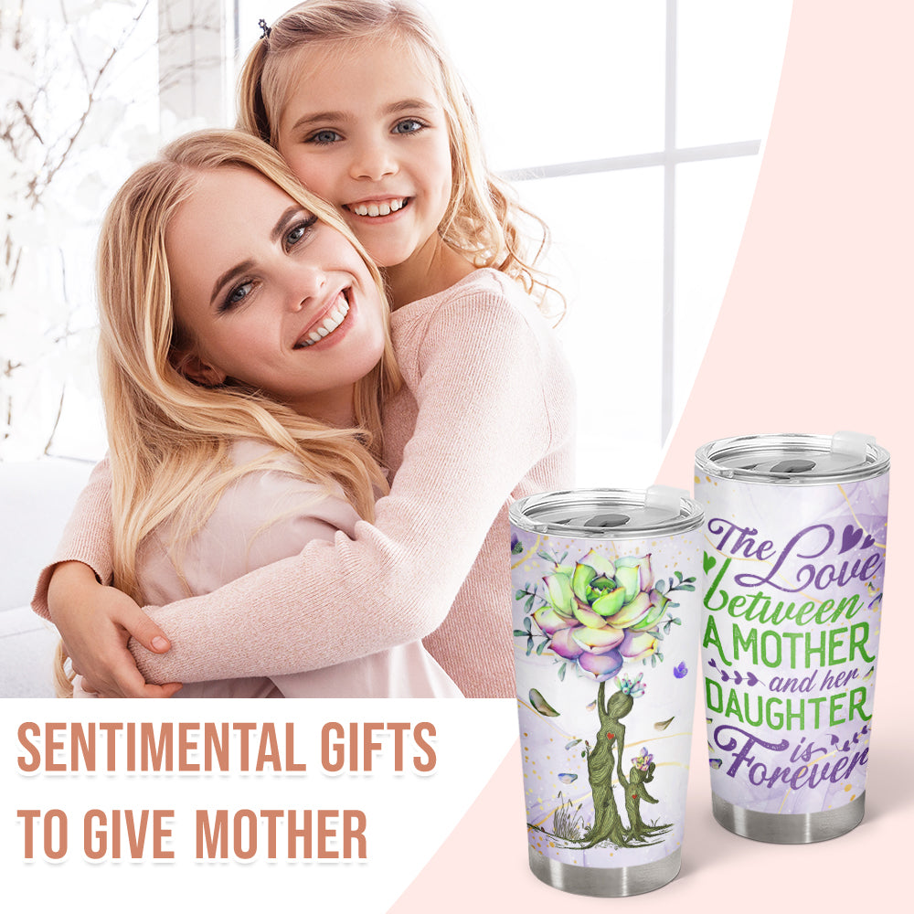 Cadeau Wander Prints pour maman et fille – L'amour entre mère et fille – Gobelet 59 cl – Cadeau d'anniversaire et de fête des mères AZCS