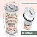 Wander Prints Gift For Mom - Thank You For Everything - Insulated 20oz Tumbler - Mother's Day, Birthday Gift AZCS