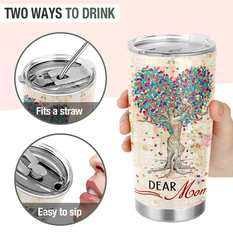 Wander Prints Gift For Mom - Thank You For Everything - Insulated 20oz Tumbler - Mother's Day, Birthday Gift AZCS