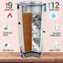 Wander Prints Gift For Mom - Best Momma Ever - 20oz Insulated Tumbler - Birthday, Mother's Day Gift AZCS