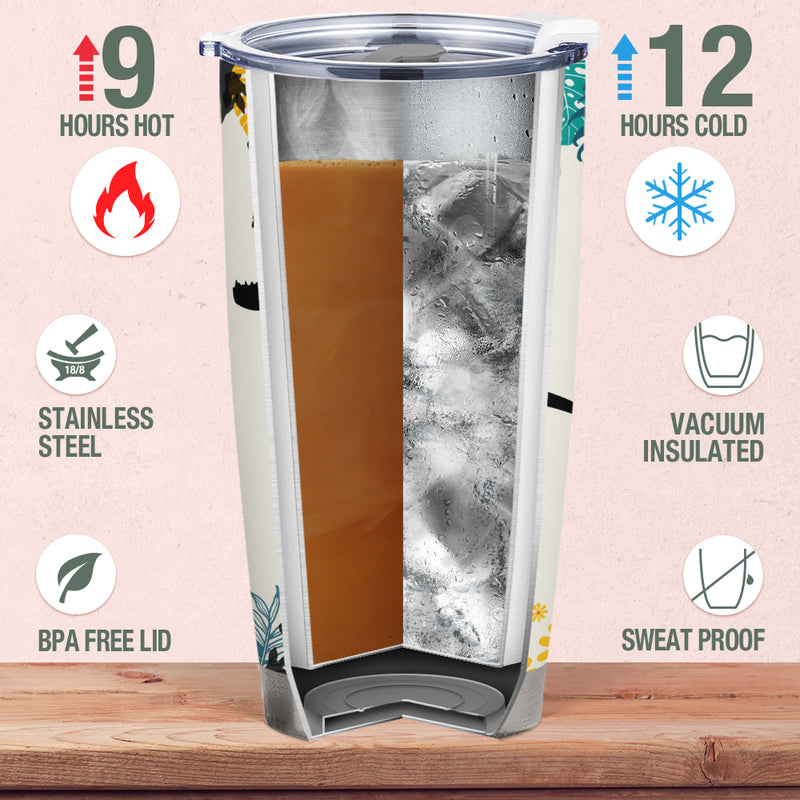 Wander Prints Gift For Mom - Best Momma Ever - 20oz Insulated Tumbler - Birthday, Mother's Day Gift AZCS