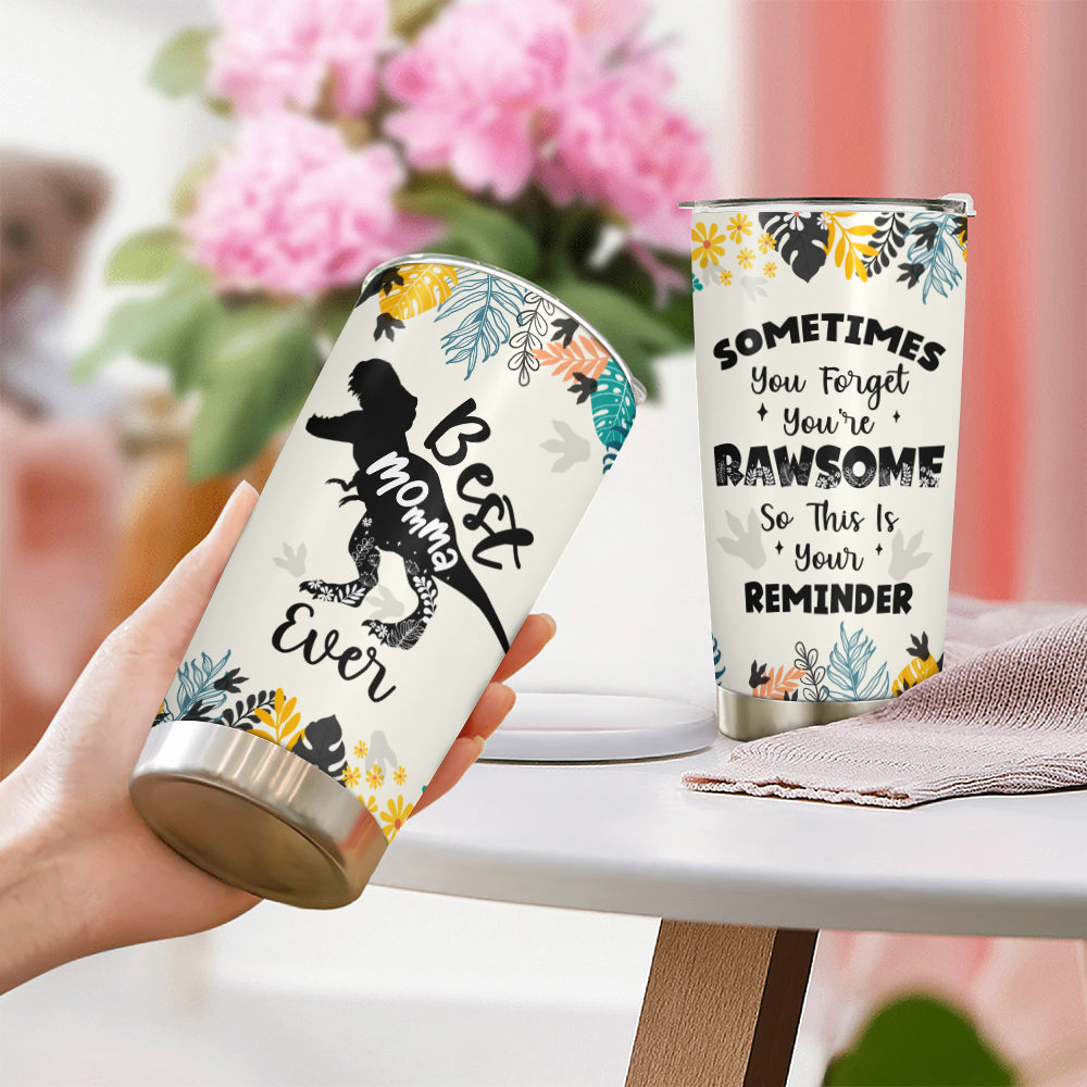 Wander Prints Gift For Mom - Best Momma Ever - 20oz Insulated Tumbler - Birthday, Mother's Day Gift AZCS