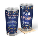 Wander Prints Gift For Mom - Best Mom Ever - 20oz Insulated Tumbler - Mother's Day, Birthday Gift AZCS