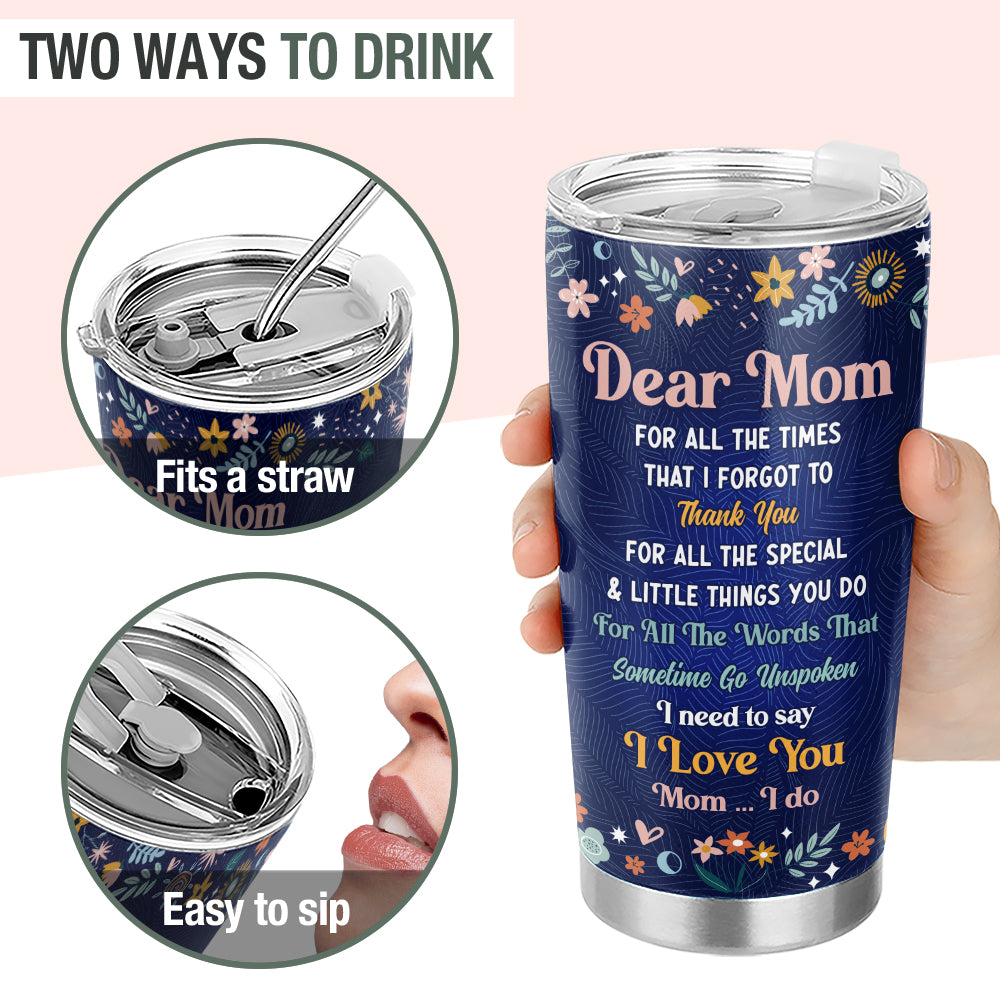 Wander Prints Gift For Mom - Best Mom Ever - 20oz Insulated Tumbler - Mother's Day, Birthday Gift AZCS