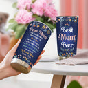 Wander Prints Gift For Mom - Best Mom Ever - 20oz Insulated Tumbler - Mother's Day, Birthday Gift AZCS
