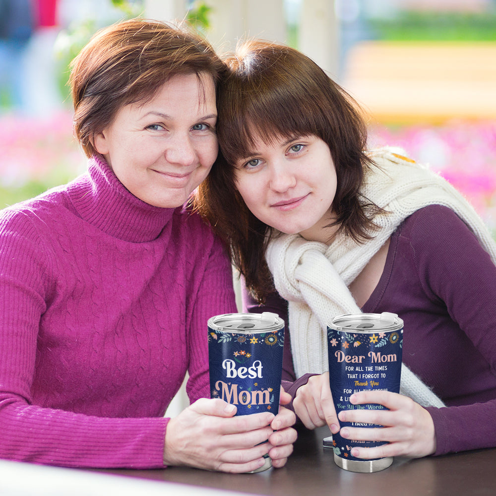 Wander Prints Gift For Mom - Best Mom Ever - 20oz Insulated Tumbler - Mother's Day, Birthday Gift AZCS