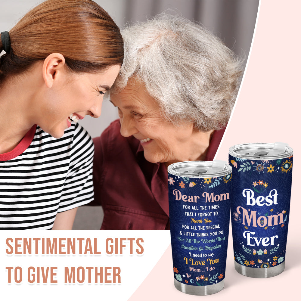 Wander Prints Gift For Mom - Best Mom Ever - 20oz Insulated Tumbler - Mother's Day, Birthday Gift AZCS