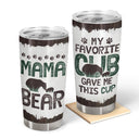 Wander Prints Gift For Mom - Mama Bear - 20oz Insulated Tumbler - Birthday, Mother's Day Gift AZCS
