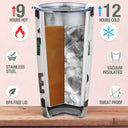 Wander Prints Gift For Mom - Mama Bear - 20oz Insulated Tumbler - Birthday, Mother's Day Gift AZCS