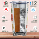 Wander Prints Gift For Mom And Wife - Moms Daily Affirmations - 20oz Insulated Tumbler - Mother's Day Birthday Gift AZCS