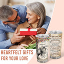 Wander Prints Gift For Couple - The Day I Met You - 20oz Insulated Tumbler - Anniversary, Valentine’s Day Gift AZCS