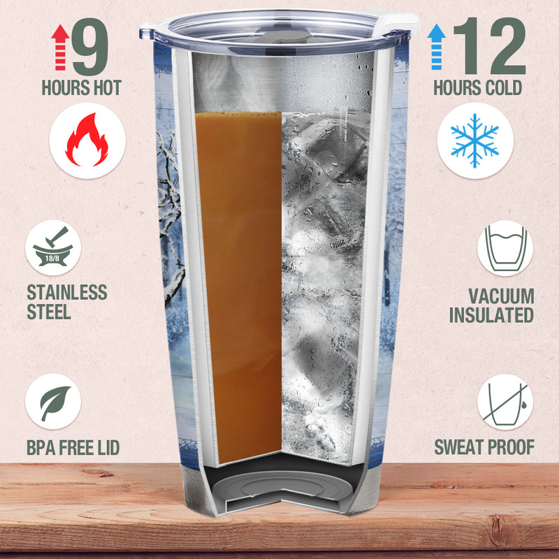 Wander Prints Gift For Husband - I Wish I Could Turn Back The Clock - 20oz Insulated Tumbler - Anniversary, Valentine’s Day Gift AZCS