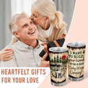 Wander Prints Gift For Couple - I Want To Hold Your Hand At 80 Camping - 20oz Insulated Tumbler - Anniversary Birthday Gift AZCS