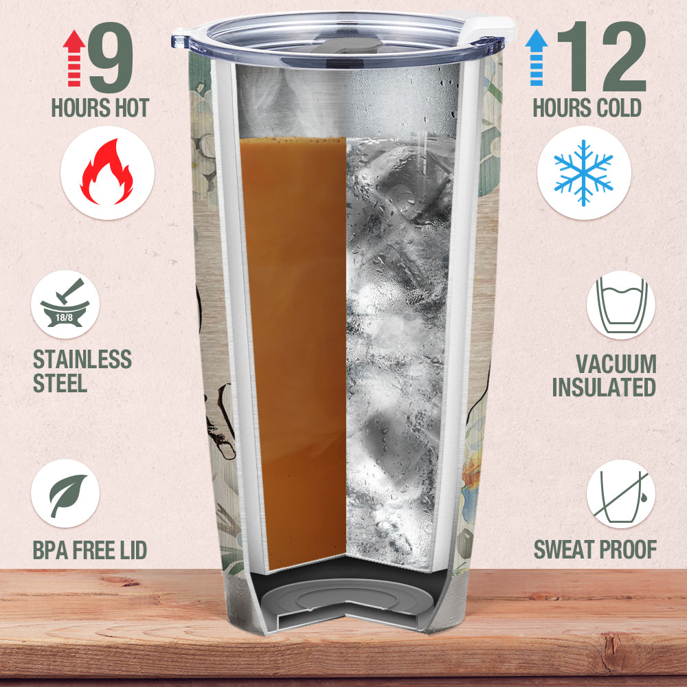 Wander Prints Gift For Couple - I Love You More - 20oz Insulated Tumbler - Anniversary, Wedding, Valentine’s Day Gift AZCS