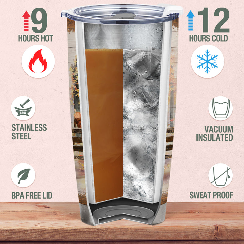 Wander Prints Gift For Couple - From Our First Kiss Till Our Last Breath - 20oz Insulated Tumbler - Anniversary, Wedding, Valentine’s Day Gift AZCS