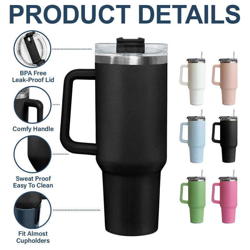 Birth Month Flowers & Names - Personalized Engraved 40oz Tumbler