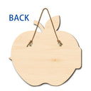 Teacher, Back To School, Gift For Yourself, Happy - Teacher Apple Class Name - Personalized Custom Shaped Wood Sign