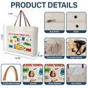 Teacher, Back To School - Teacher Be The Reason Someone Feels Welcomed - Personalized Leather Handle Tote Bag