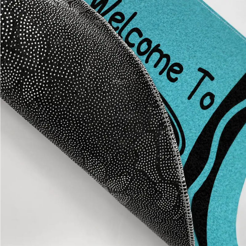 Teacher,Happy,Back To School - Teacher Crayon Welcome To Classroom - Personalized Doormat