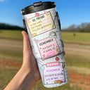 Teacher,Back To School - Teacher Reminder Notes - Personalized 30oz Tumbler With Handle