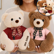 Grateful,Teacher,Back To School,Vector - Teacher Thank You For Helping Me Grow - Personalized Hugging Bear