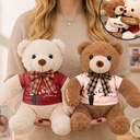 Grateful,Teacher,Back To School,Vector - Teacher Thank You For Helping Me Grow - Personalized Hugging Bear