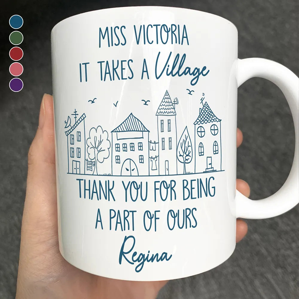 Thank You For Being A Part Of Ours - Personalized Mug