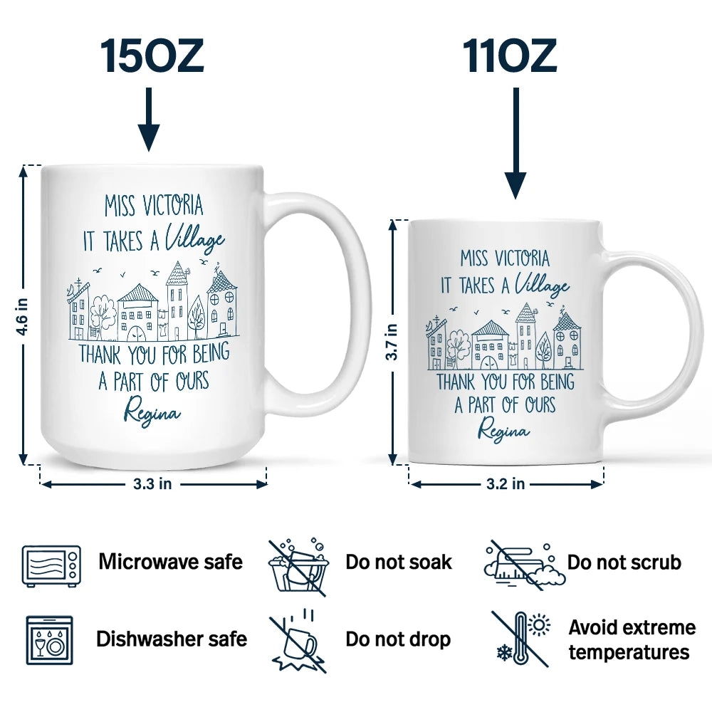 Gifts For Colleagues, Happy - Thank You For Being A Part Of Ours - Personalized Mug