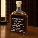 Gift For Brothers,Funny - Thank You For Being My Brother - Personalized Whiskey Bottle