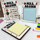 Teacher,Gift For Women,Happy,Back To School - Thank You For Being Such An Important Part - Personalized Sticky Note Pad Holder