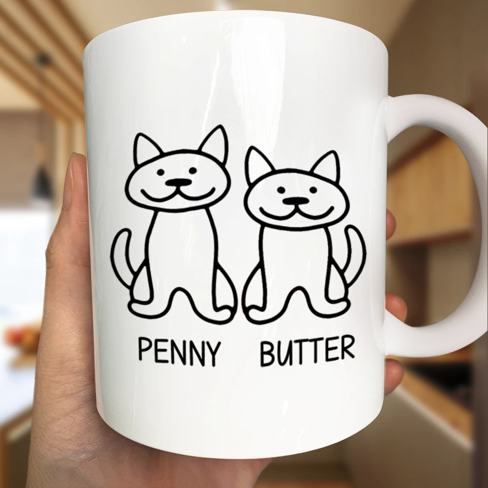 Pet Lovers,Pet Mom,Dog Lovers,Dog Mom,Cat Lovers,Cat Mom,Happy - Thank You For Scooping Our Poo - Personalized Mug