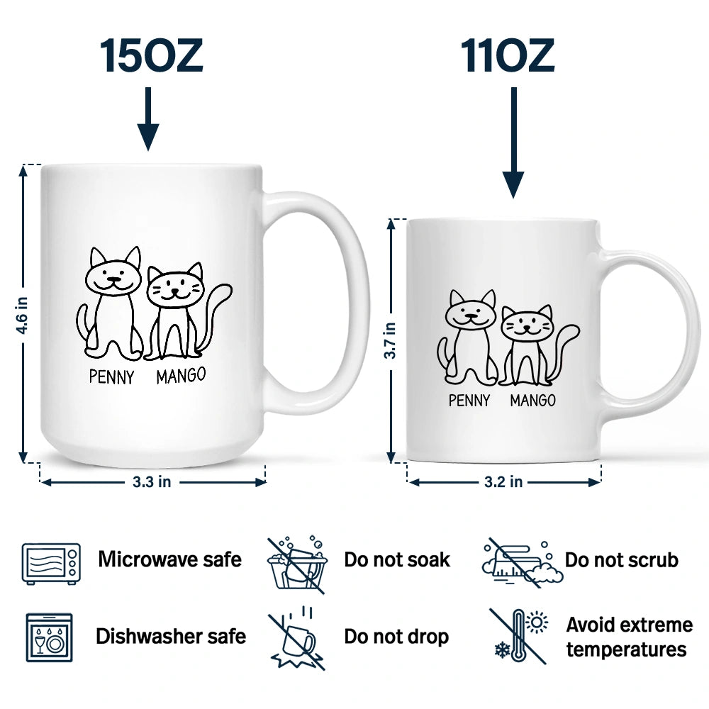 Pet Lovers,Pet Mom,Dog Lovers,Dog Mom,Cat Lovers,Cat Mom,Happy - Thank You For Scooping Our Poo - Personalized Mug