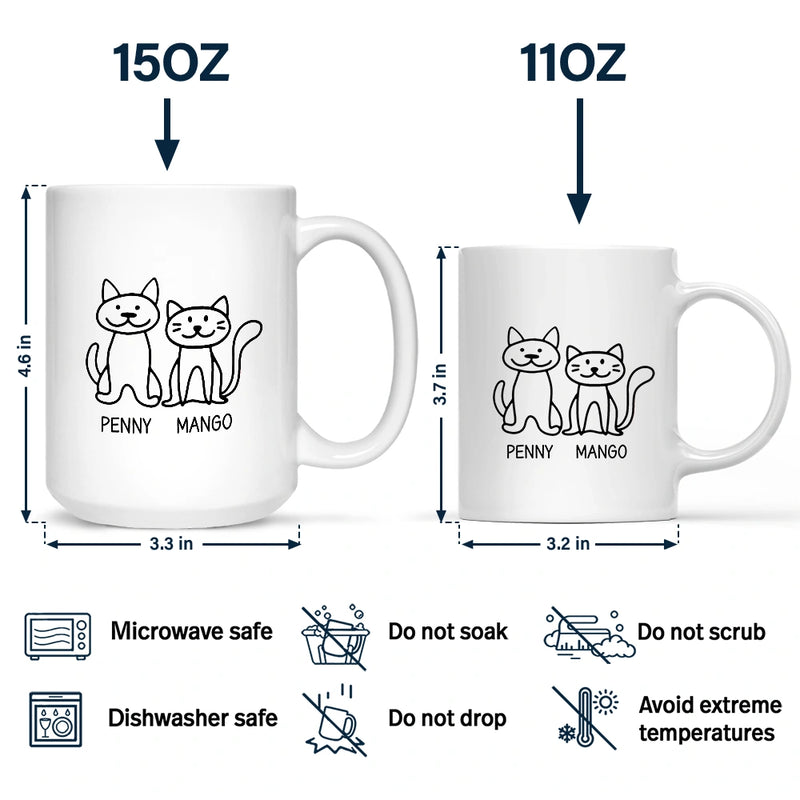 Pet Lovers,Pet Mom,Dog Lovers,Dog Mom,Cat Lovers,Cat Mom,Happy - Thank You For Scooping Our Poo - Personalized Mug