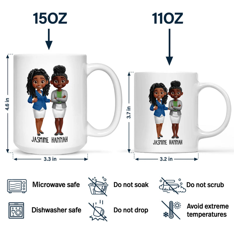 Gifts For Colleagues,Gift For Bestie - Thanks For Being My Favorite Coworker - Personalized Mug