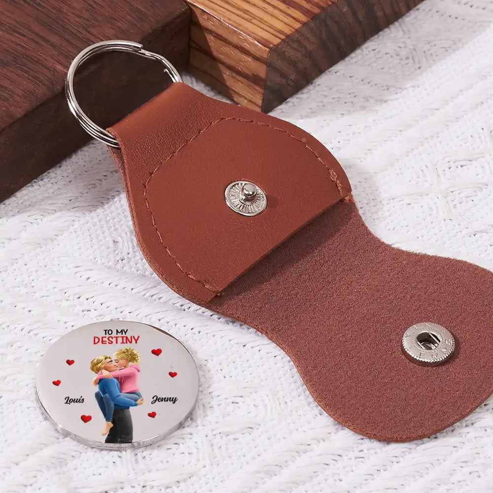 Gift For Couples,Gift For Husband,Gift For Boyfriend,Love - Thanks For Being My Husband - Personalized Leather Pocket Hug